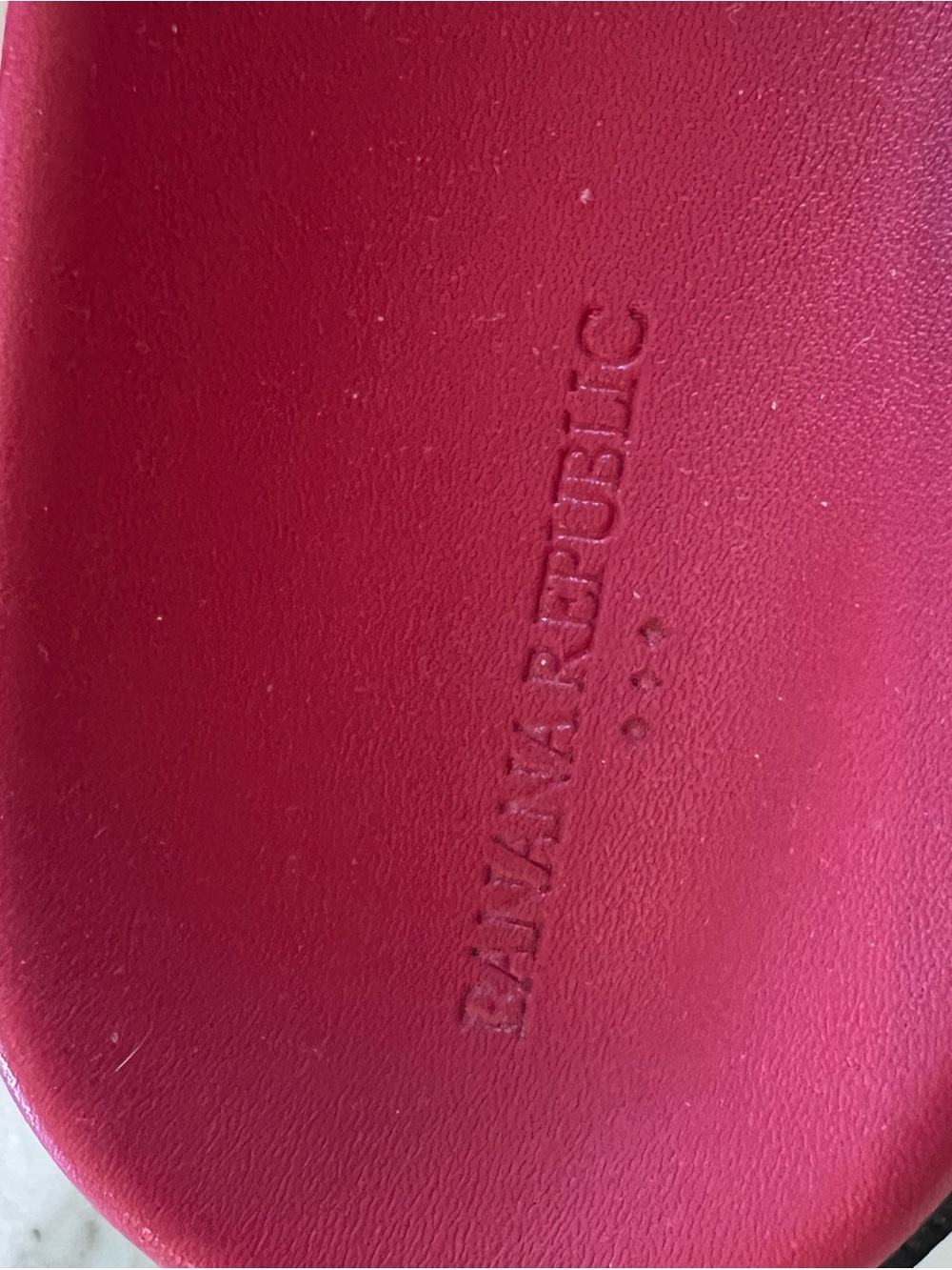 Banana Republic Red double strap Slip-On Sandals - Picture 2 of 5